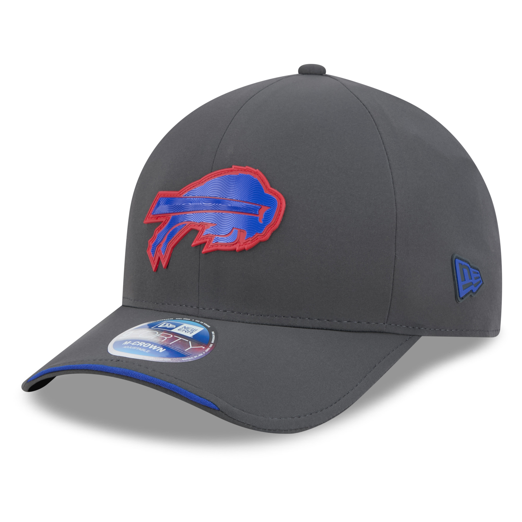 Men's New Era Charcoal Buffalo Bills 2026 Sideline Cold Weather  9FORTY M-Crown Adjustable Hat