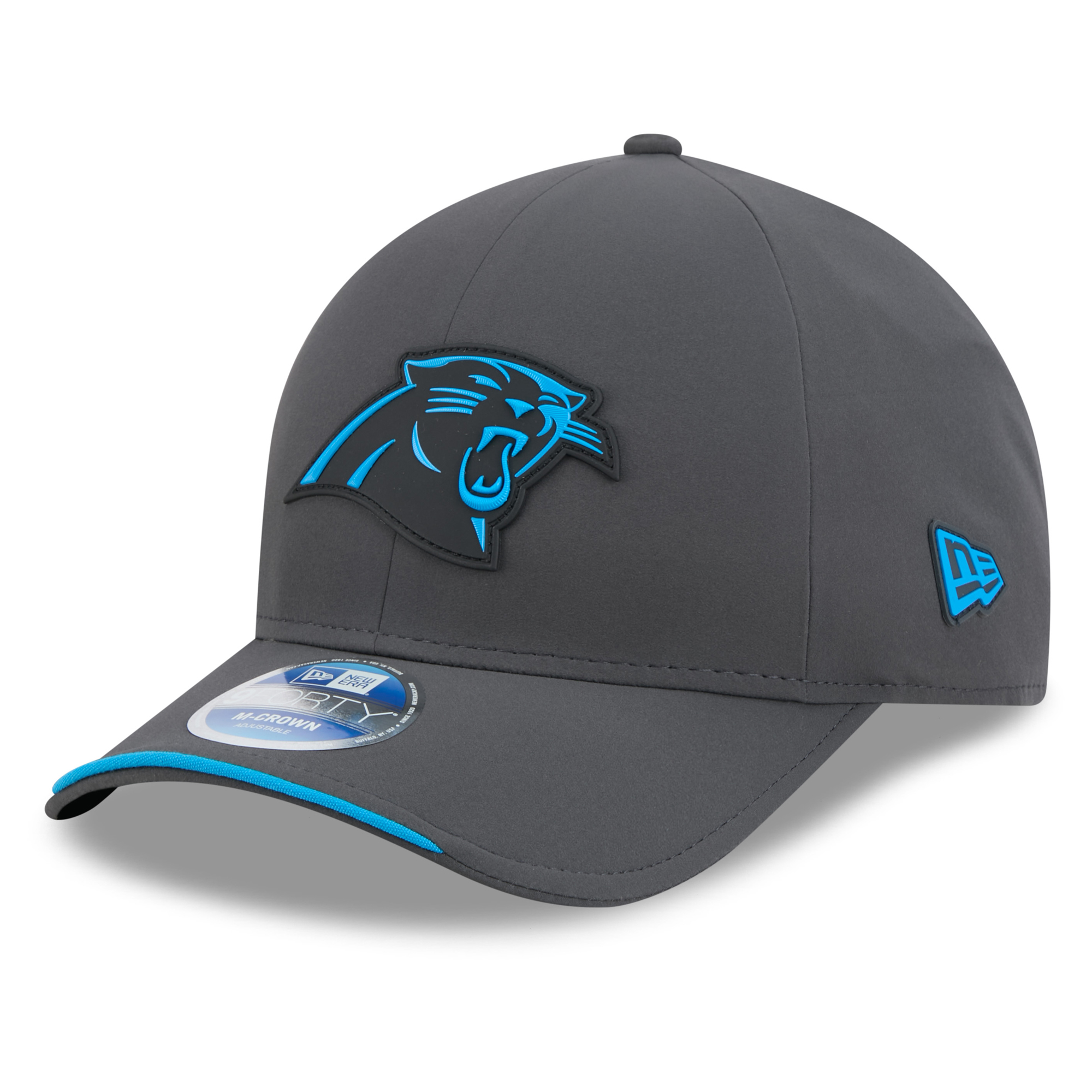 Men's New Era Charcoal Carolina Panthers 2026 Sideline Cold Weather 9FORTY M-Crown Adjustable Hat