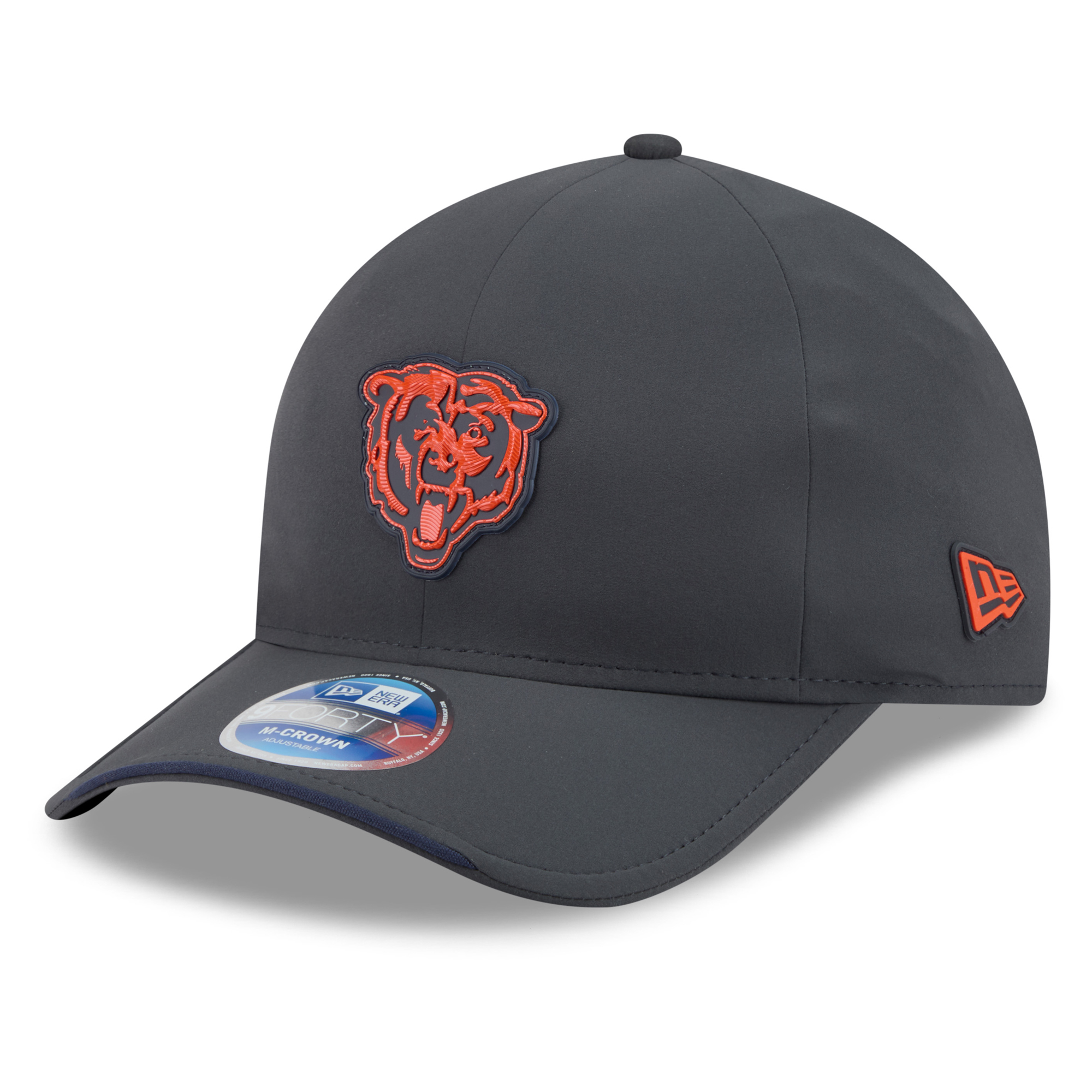 Men's New Era Charcoal Chicago Bears 2026 Sideline Cold Weather 9FORTY M-Crown Adjustable Hat