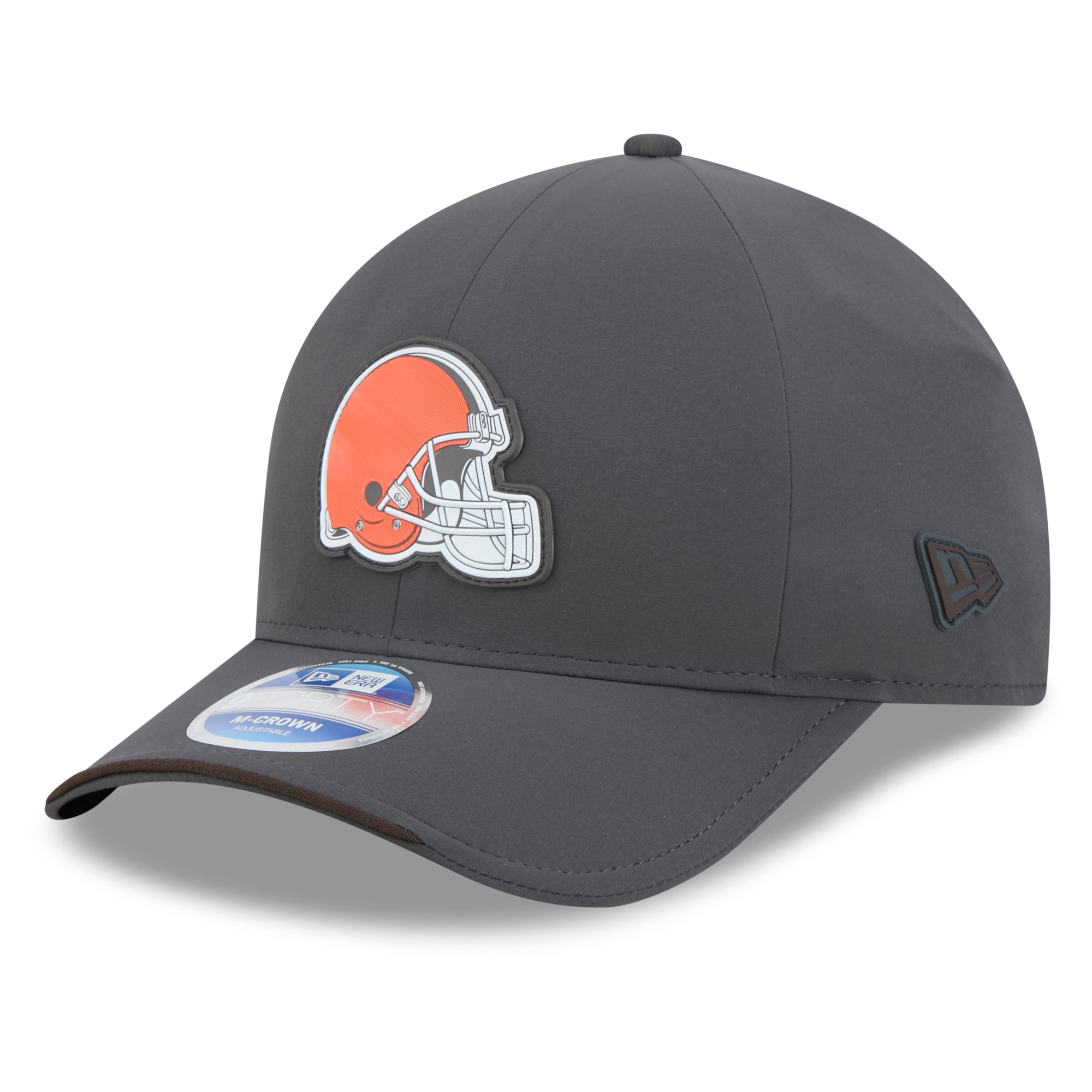 Men's New Era Charcoal Cleveland Browns 2026 Sideline Cold Weather  9FORTY M-Crown Adjustable Hat