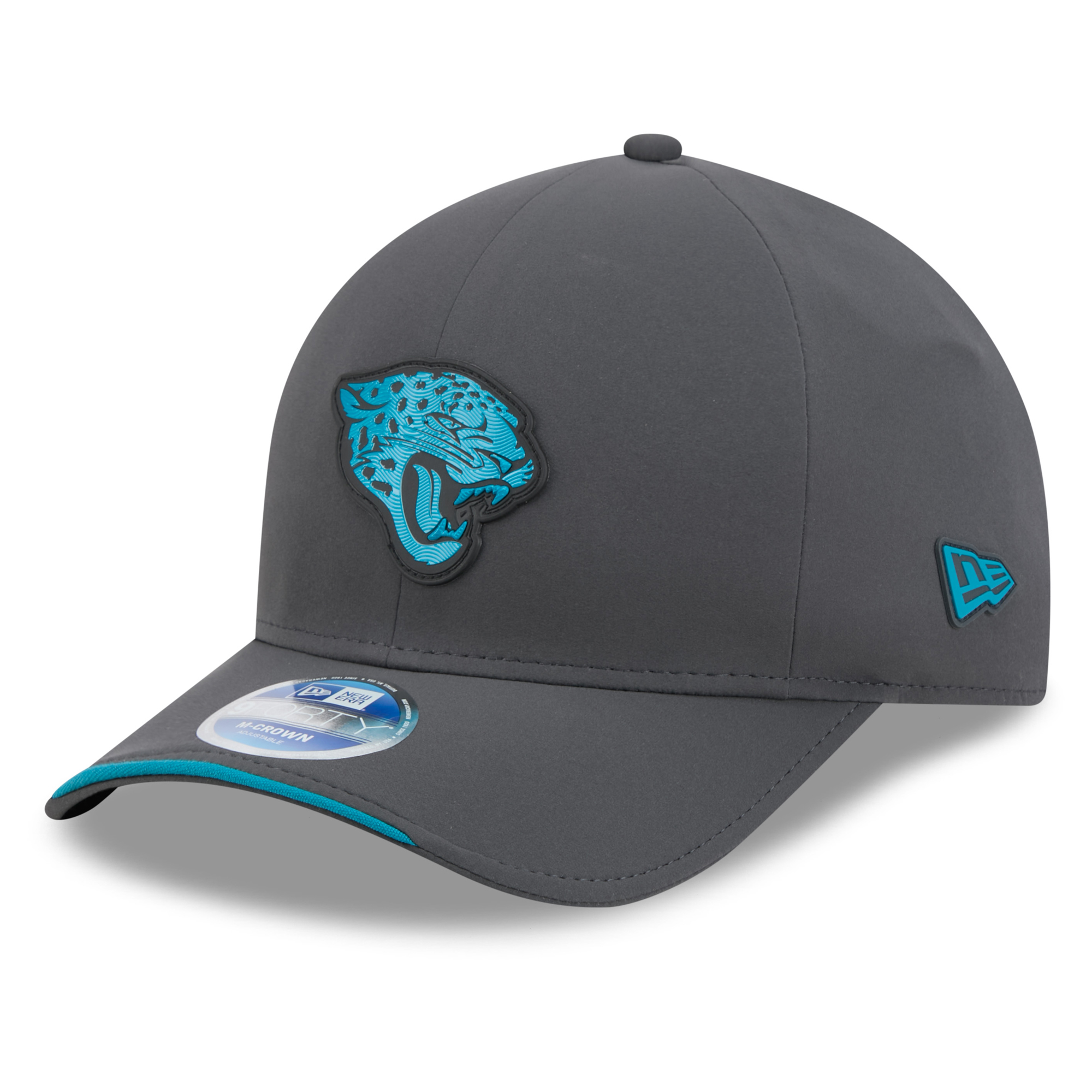 Men's New Era Charcoal Jacksonville Jaguars 2026 Sideline Cold Weather 9FORTY M-Crown Adjustable Hat