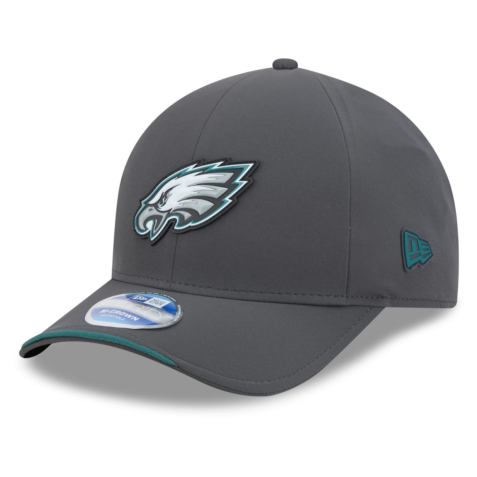 Men's New Era Charcoal Philadelphia Eagles 2026 Sideline Cold Weather  9FORTY M-Crown Adjustable Hat