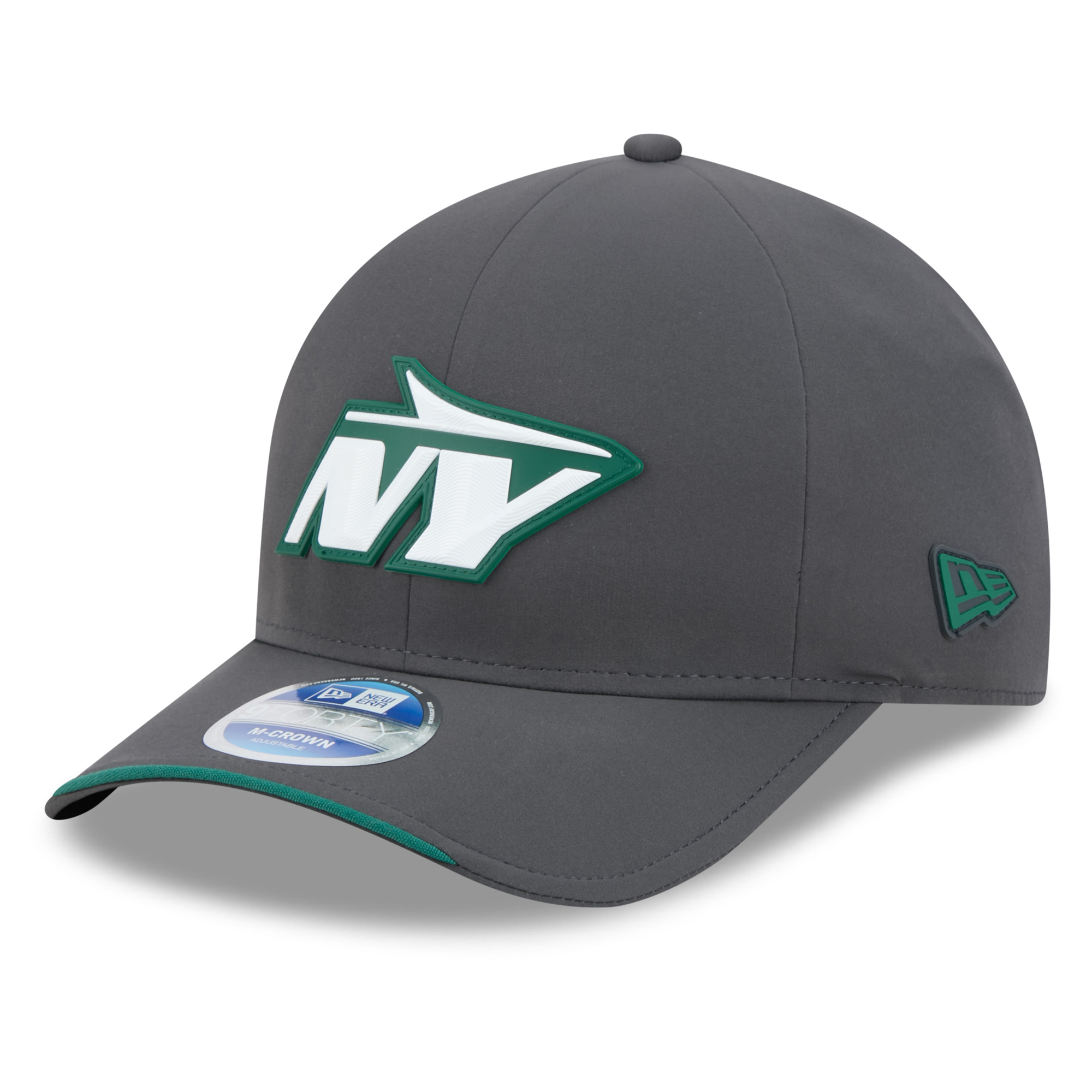New Era Men's Charcoal New York Jets 2026 Sideline Cold Weather 9FORTY M-Crown Adjustable Hat - Charcoal