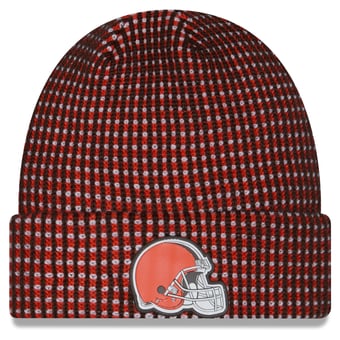 Men's New Era Orange Cleveland Browns 2026 Sideline Cold Weather  Cuffed Knit Hat