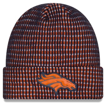 Men's New Era Denver Broncos 2026 Sideline Cold Weather Cuffed Knit Hat