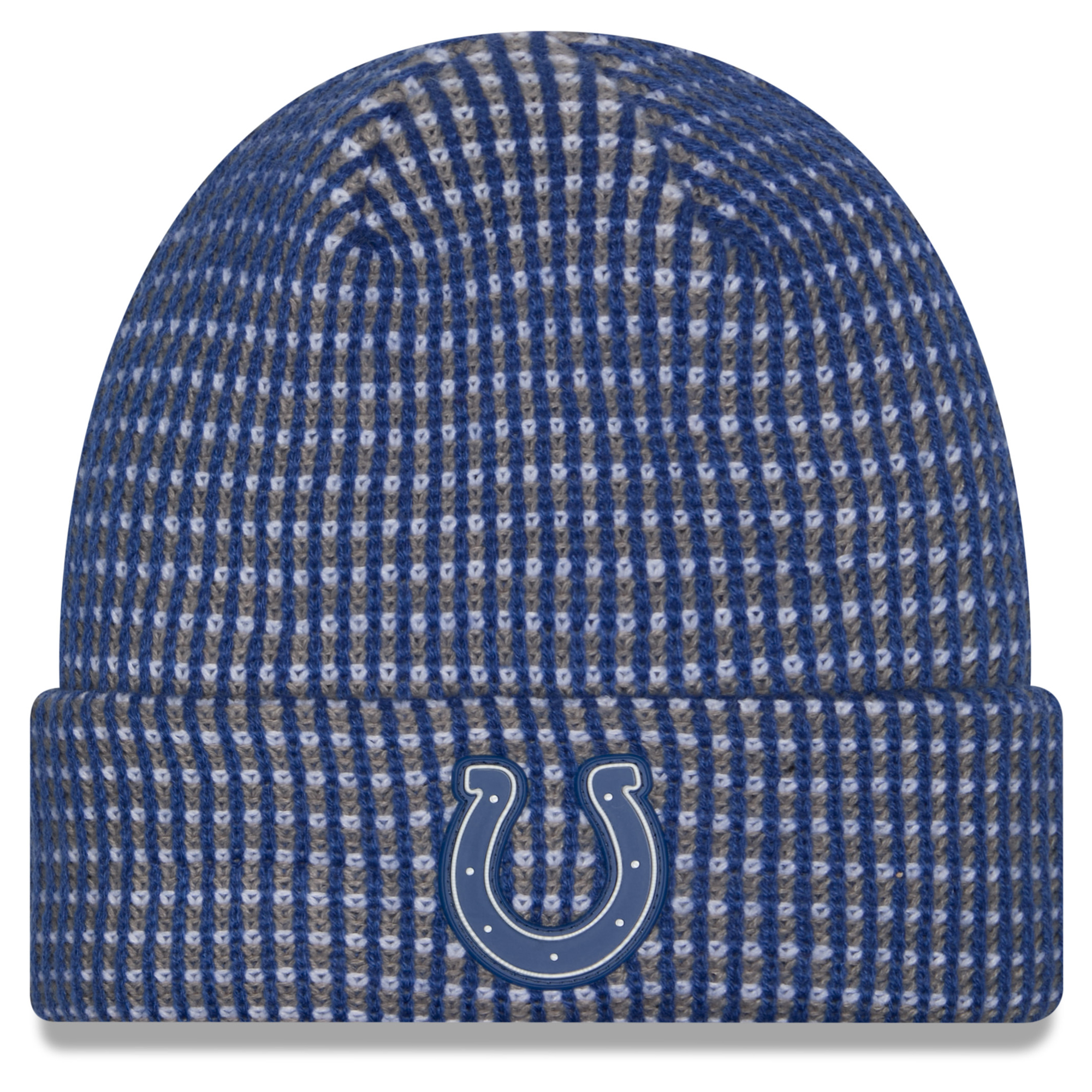 Men's New Era Royal Indianapolis Colts 2026 Sideline Cold Weather  Cuffed Knit Hat