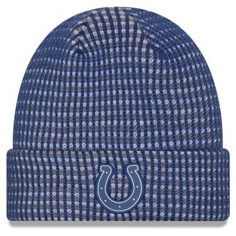 Men's New Era Royal Indianapolis Colts 2026 Sideline Cold Weather  Cuffed Knit Hat