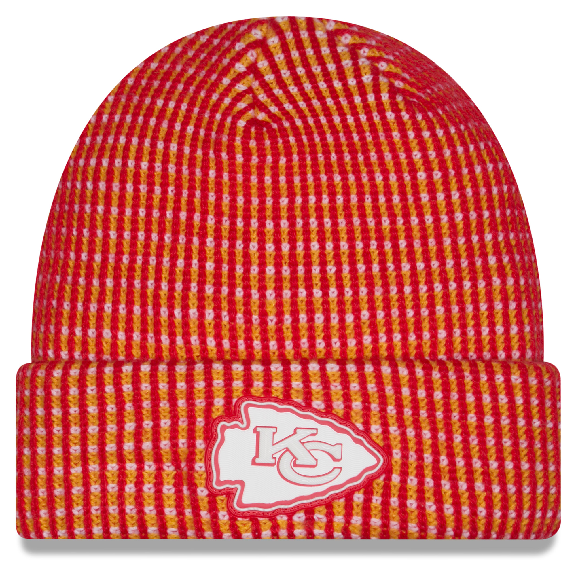 Men's New Era Kansas City Chiefs 2026 Sideline Cold Weather Cuffed Knit Hat