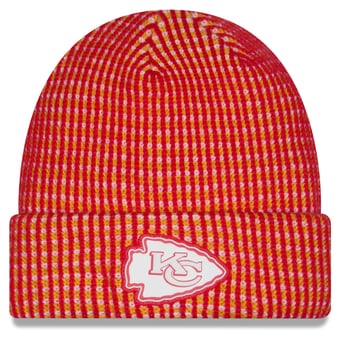 Men's New Era Red Kansas City Chiefs 2026 Sideline Cold Weather  Cuffed Knit Hat
