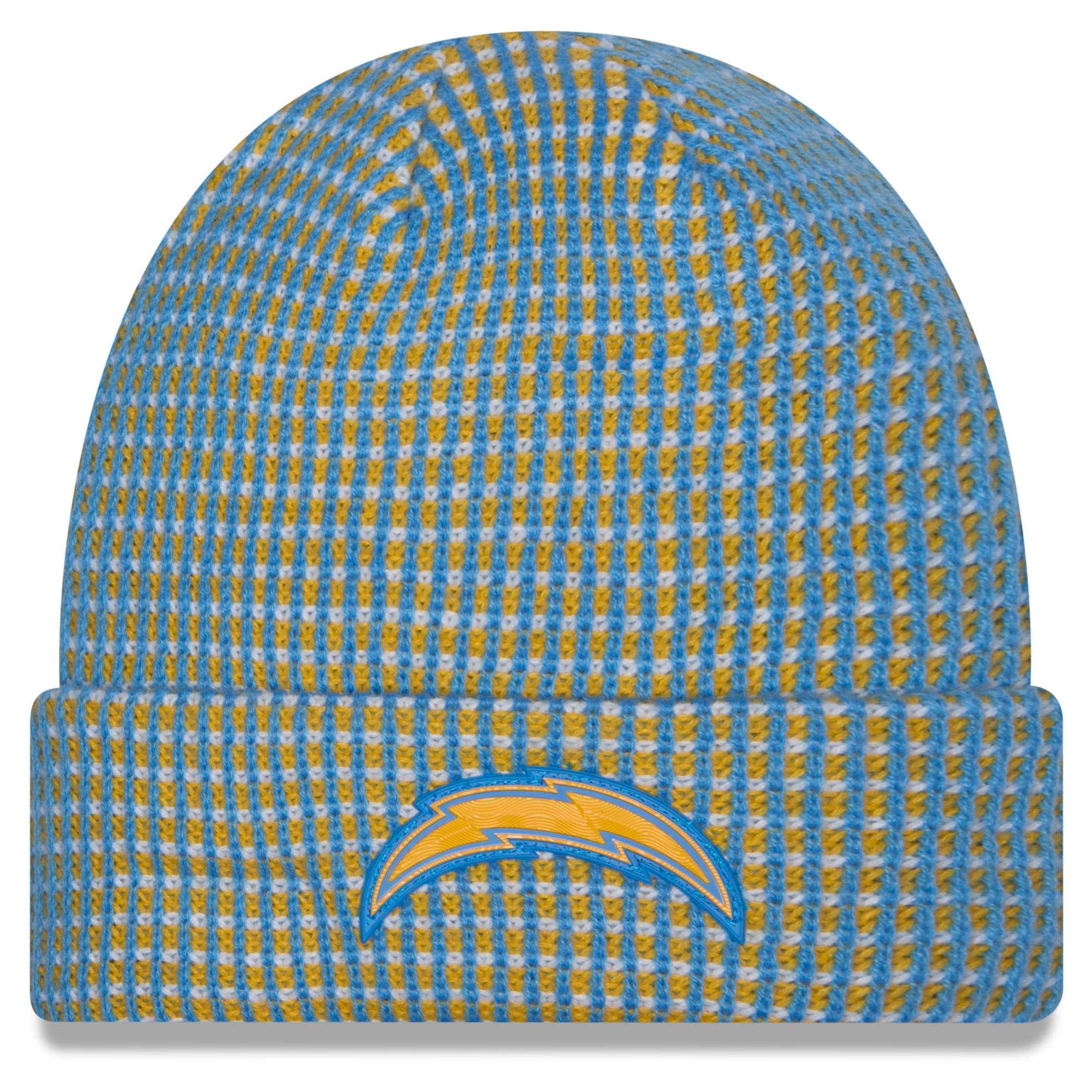 Men's New Era Powder Blue Los Angeles Chargers 2026 Sideline Cold Weather  Cuffed Knit Hat