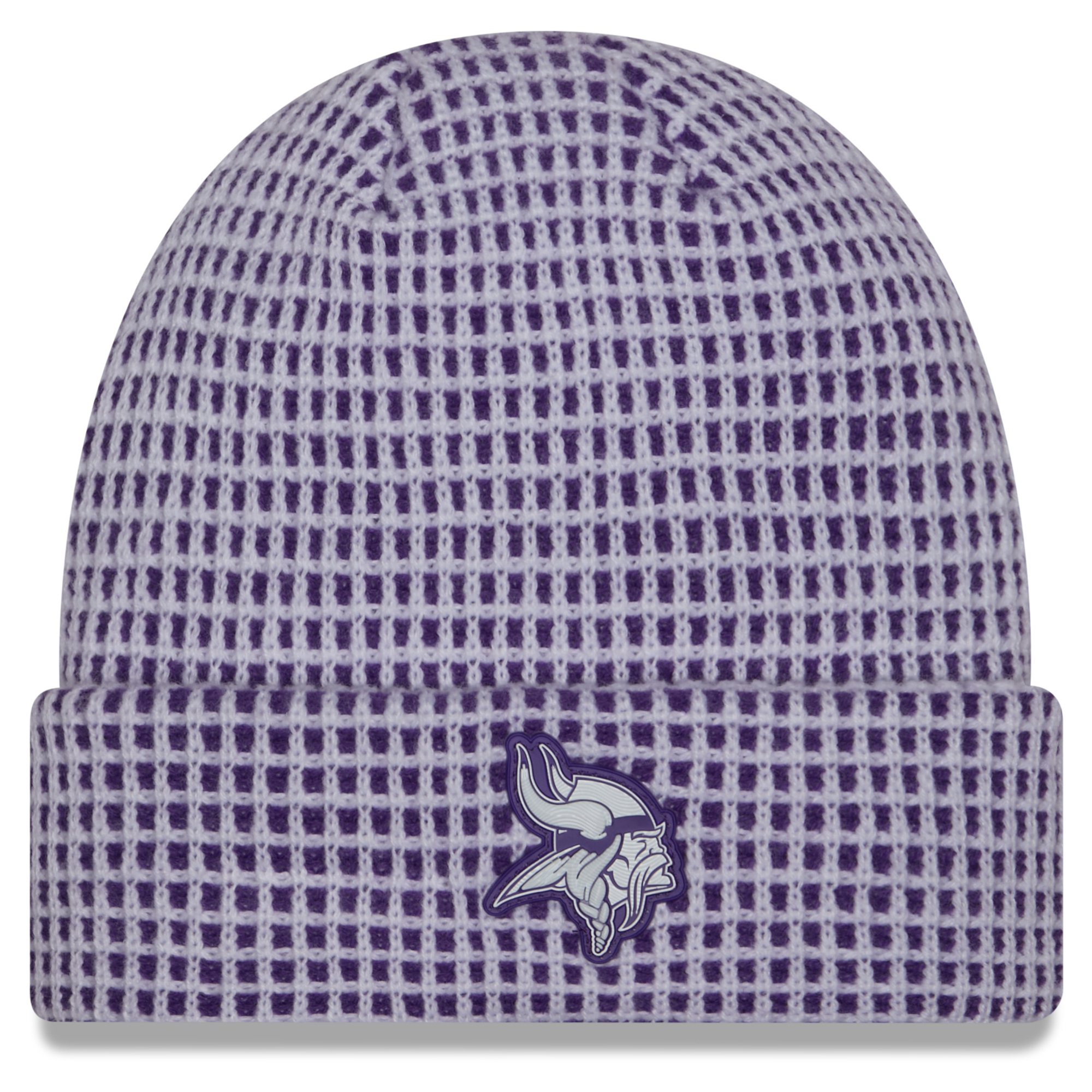 Men's New Era White Minnesota Vikings 2026 Sideline Cold Weather  Cuffed Knit Hat