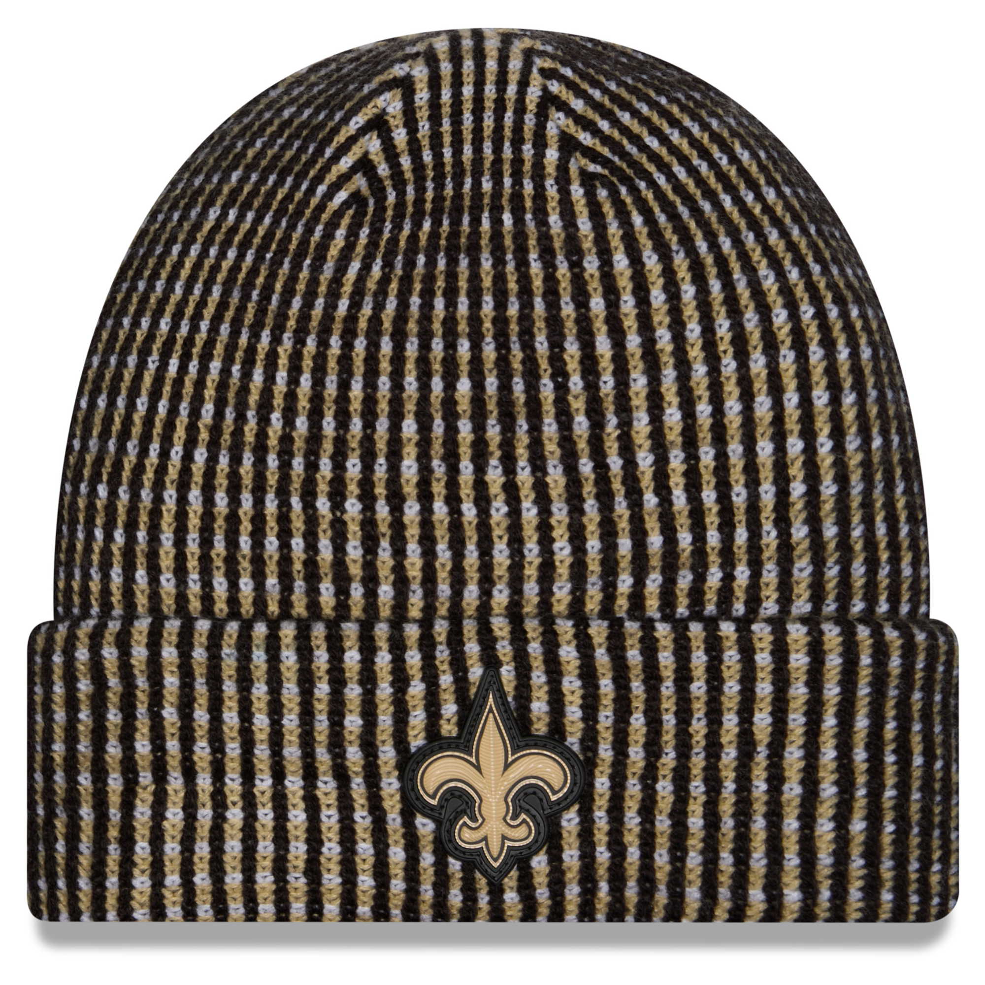 Men's New Era Black New Orleans Saints 2026 Sideline Cold Weather Cuffed Knit Hat