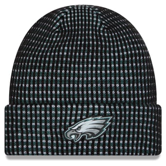 Men's New Era Black Philadelphia Eagles 2026 Sideline Cold Weather  Cuffed Knit Hat