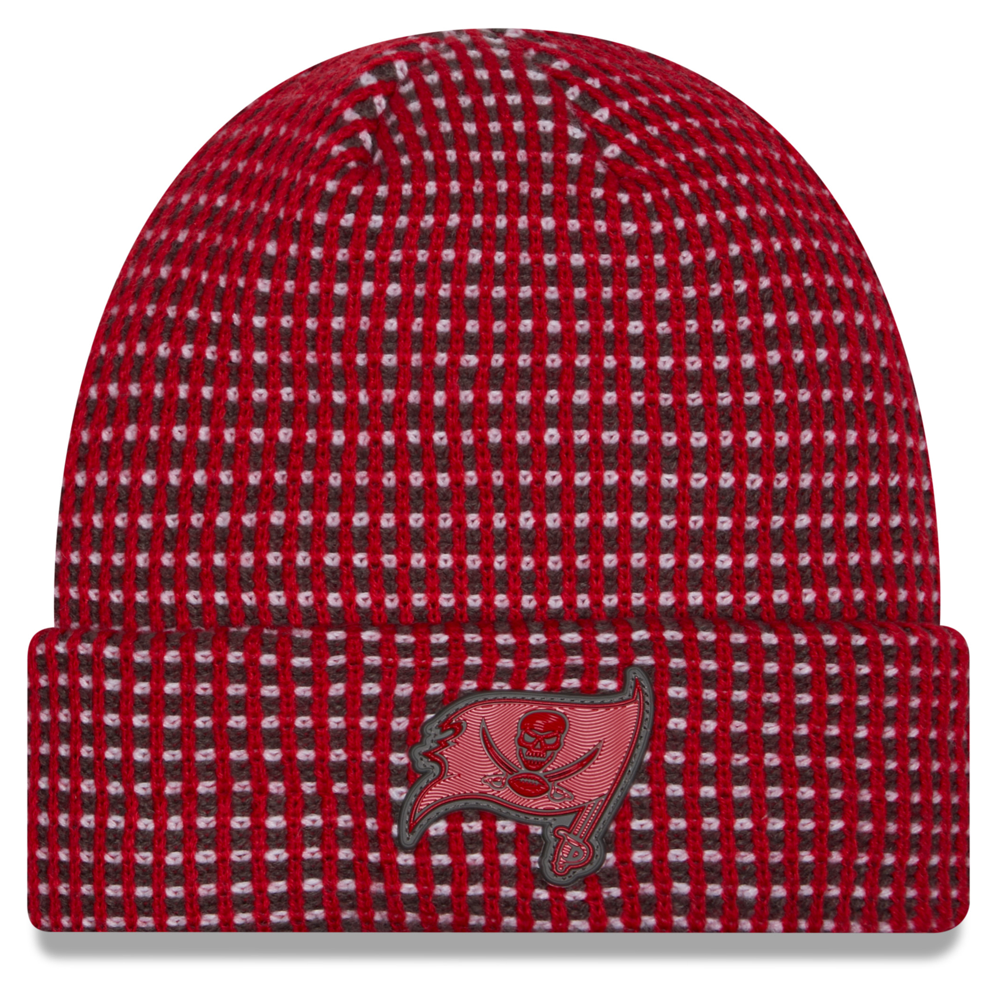 Men's New Era Red Tampa Bay Buccaneers 2026 Sideline Cold Weather  Cuffed Knit Hat