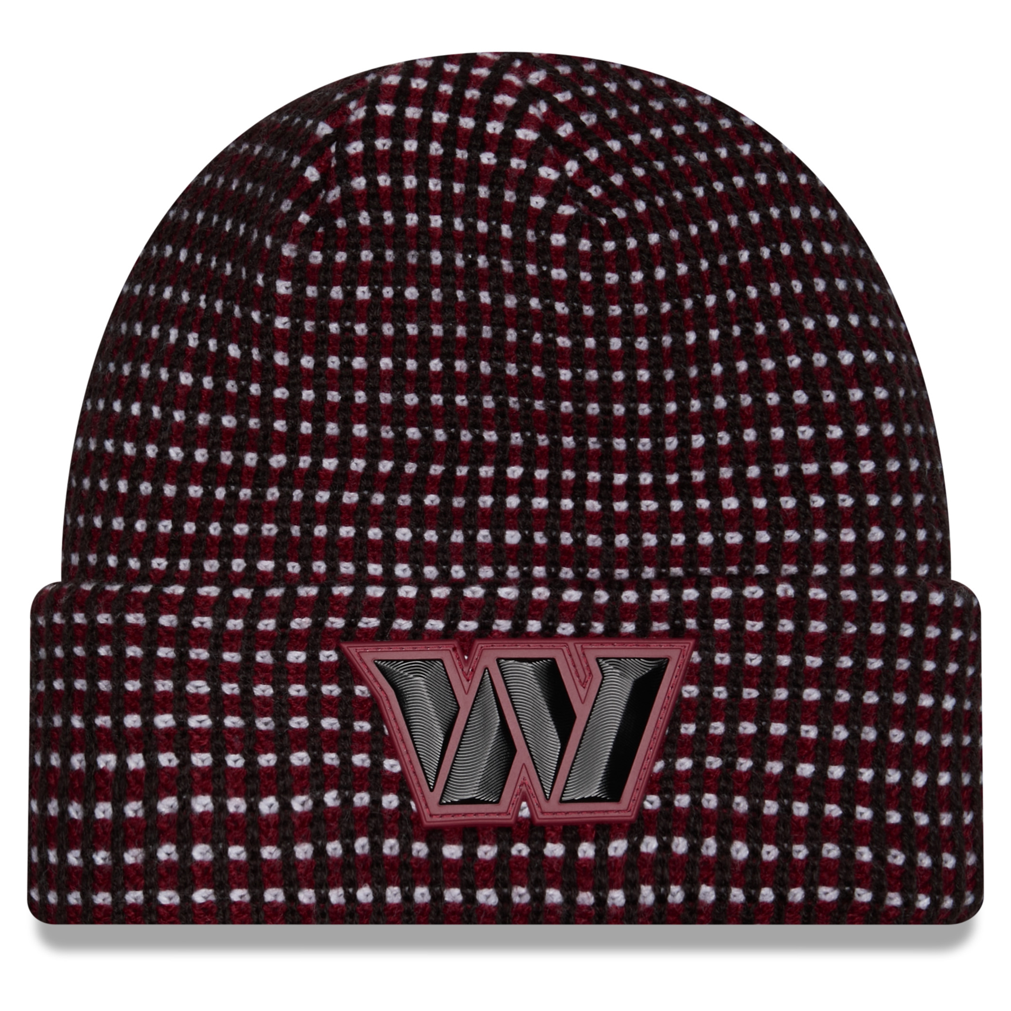 Men's New Era Washington Commanders 2026 Sideline Cold Weather Cuffed Knit Hat