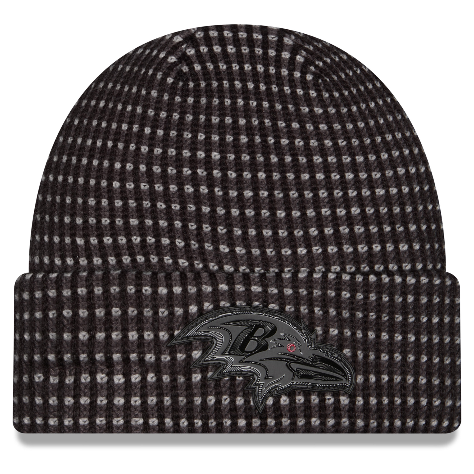 Men's New Era Black Baltimore Ravens 2026 Sideline Cold Weather  Cuffed Knit Hat
