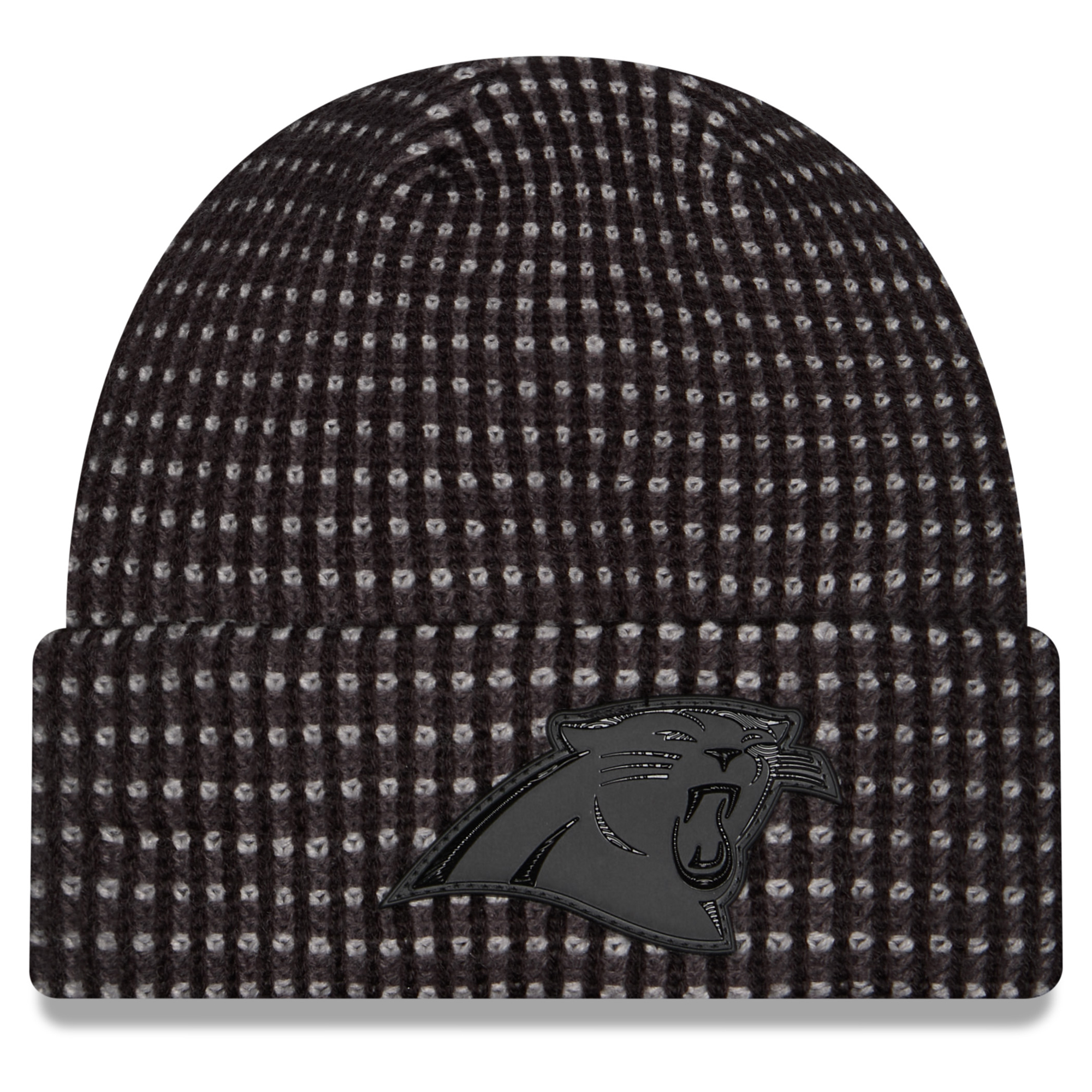 Men's New Era Black Carolina Panthers 2026 Sideline Cold Weather  Cuffed Knit Hat