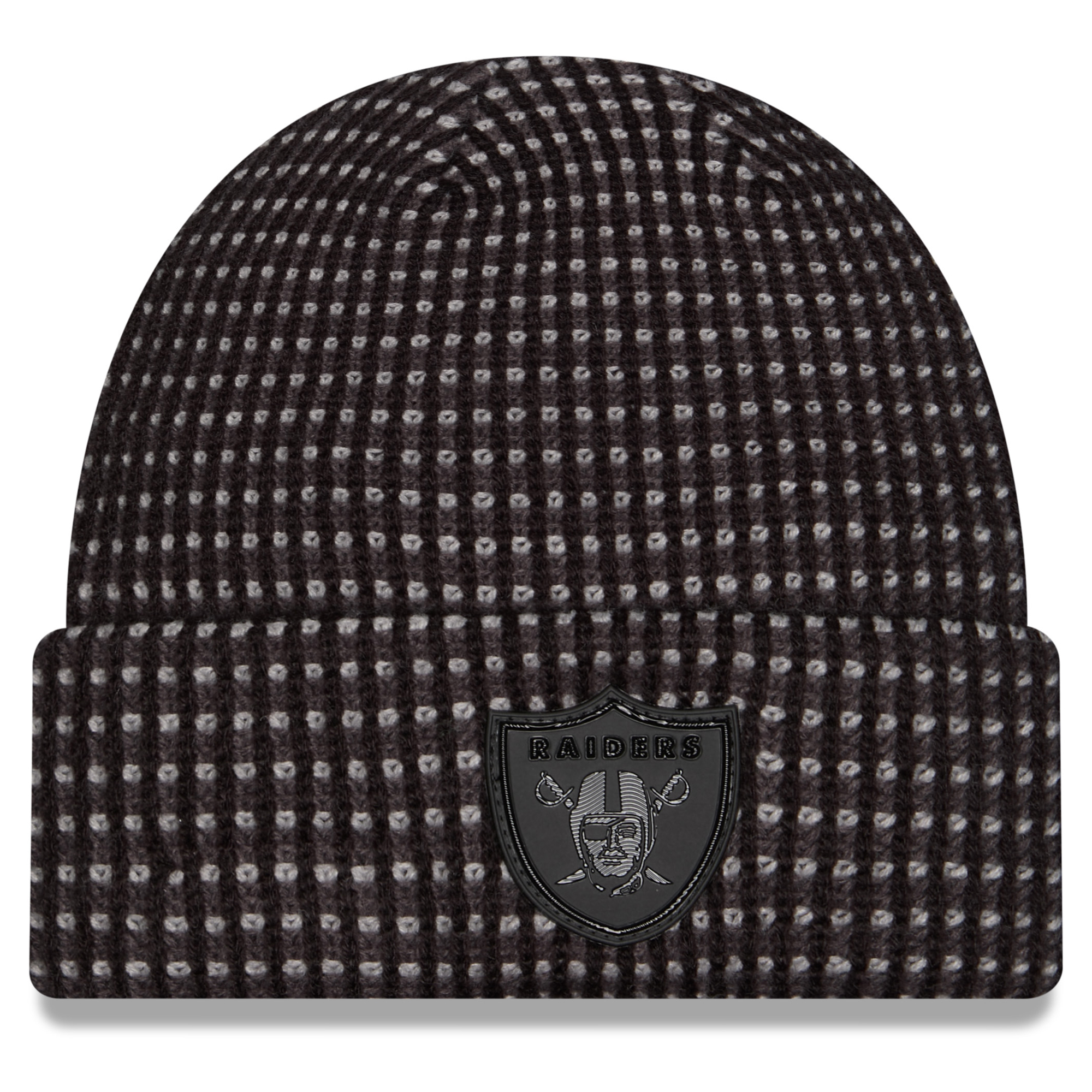 Men's New Era Black Las Vegas Raiders 2026 Sideline Cold Weather  Cuffed Knit Hat