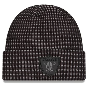Men's New Era Black Las Vegas Raiders 2026 Sideline Cold Weather  Cuffed Knit Hat