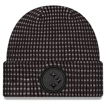 Men's New Era Black Pittsburgh Steelers 2026 Sideline Cold Weather  Cuffed Knit Hat