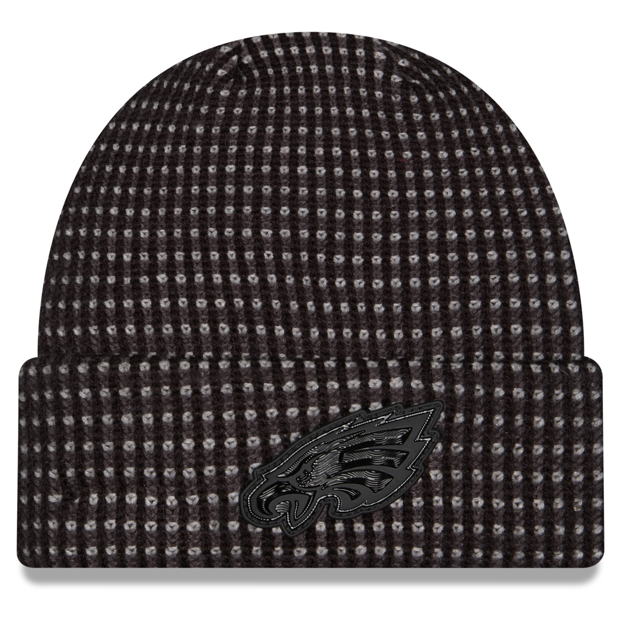 Men's New Era Black Philadelphia Eagles 2026 Sideline Cold Weather Cuffed Knit Hat
