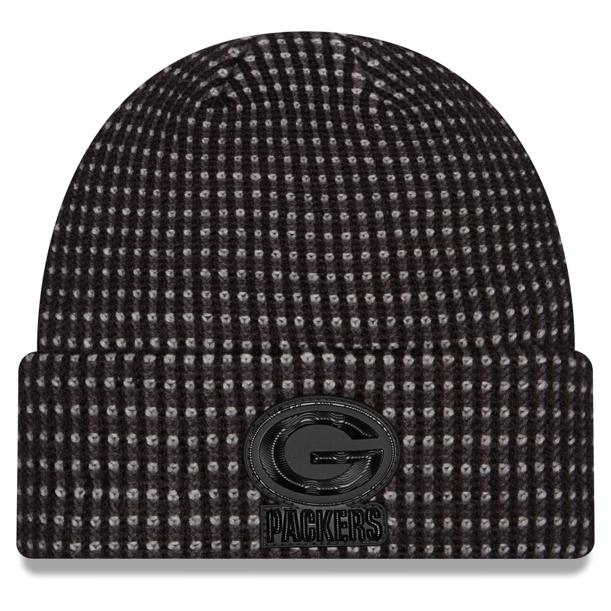 Men's New Era Black Green Bay Packers 2026 Sideline Cold Weather  Cuffed Knit Hat
