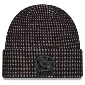 Men's New Era Black Green Bay Packers 2026 Sideline Cold Weather  Cuffed Knit Hat