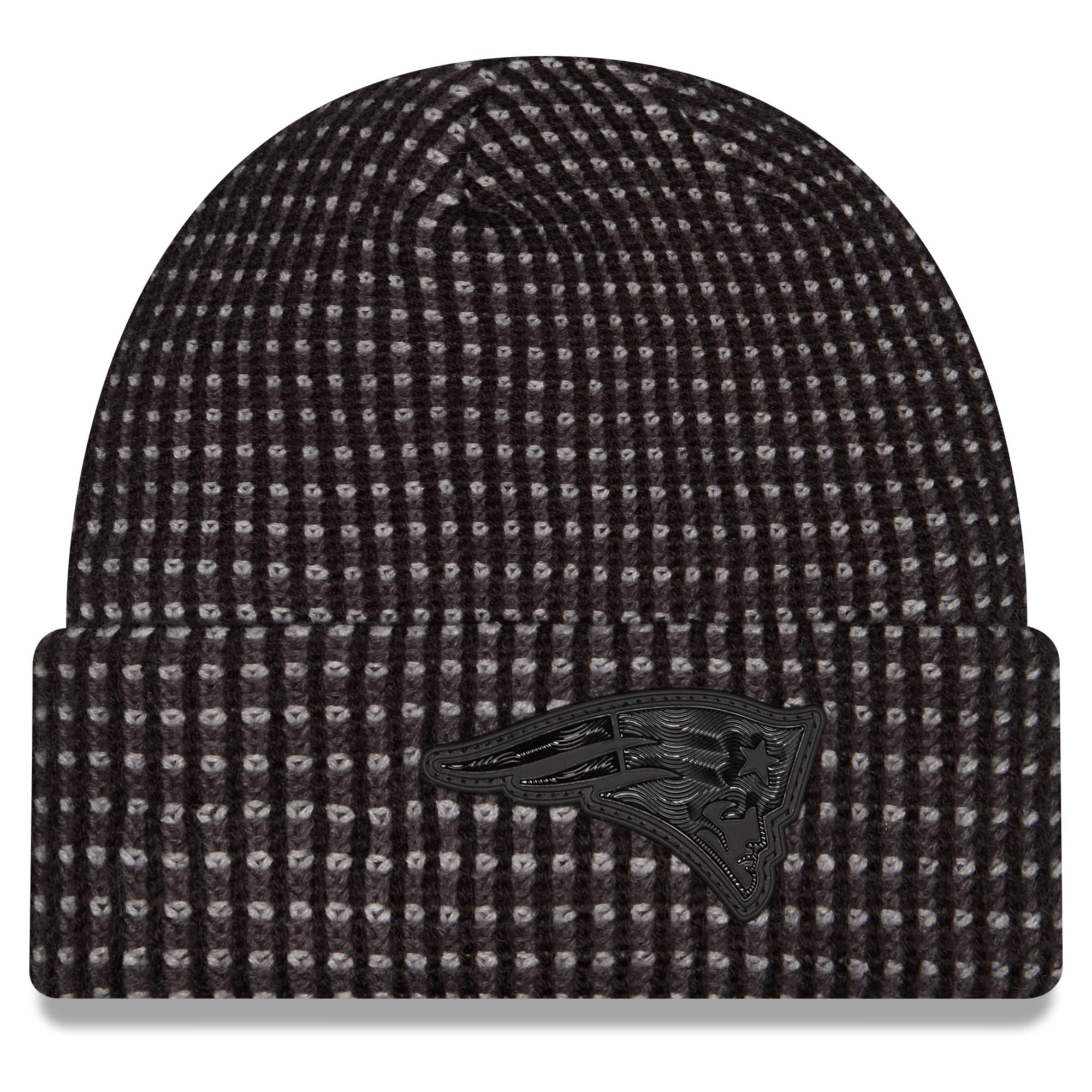 Men's New Era Black New England Patriots 2026 Sideline Cold Weather  Cuffed Knit Hat