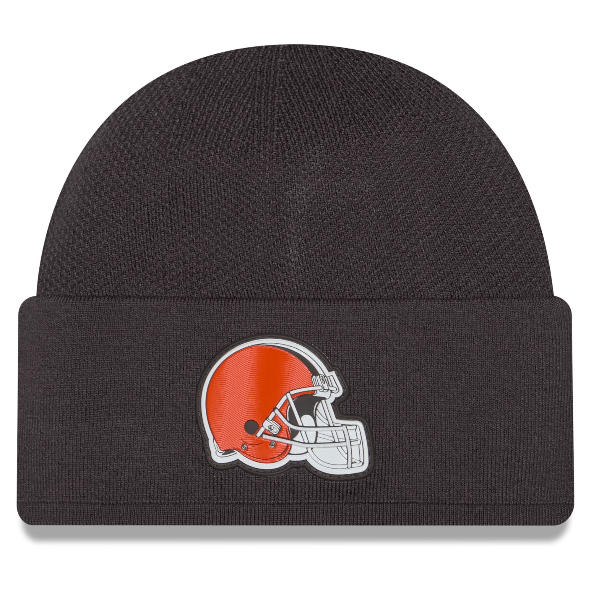 Men's New Era Charcoal Cleveland Browns 2026 Sideline Cold Weather  Skully Knit Hat