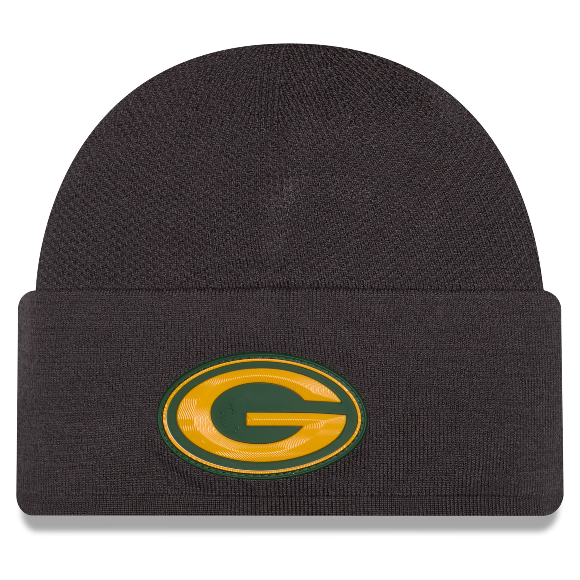 Men's New Era Charcoal Green Bay Packers 2026 Sideline Cold Weather Skully Knit Hat