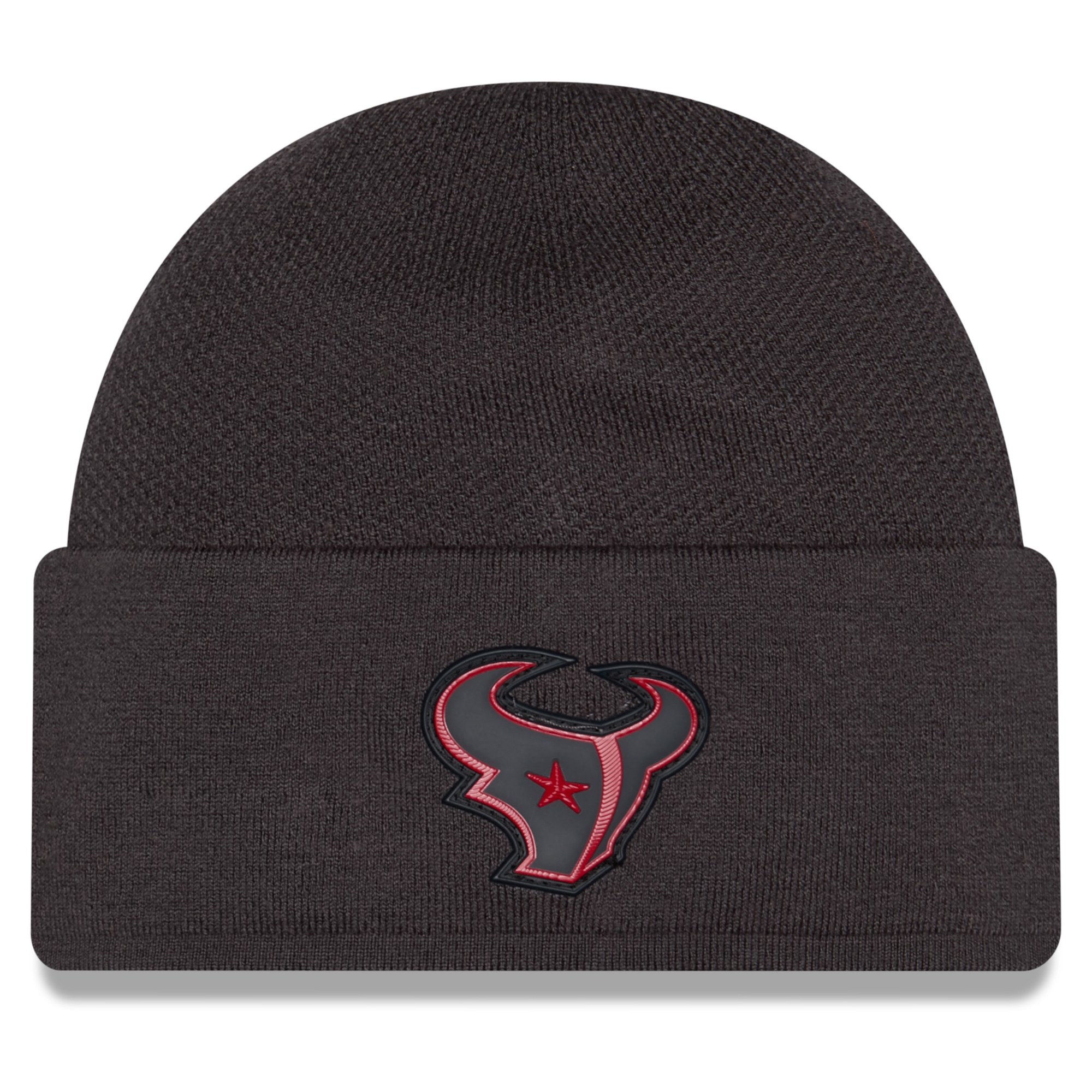 Men's New Era Charcoal Houston Texans 2026 Sideline Cold Weather Skully Knit Hat