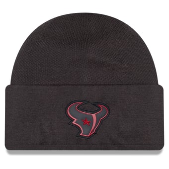 Men's New Era Charcoal Houston Texans 2026 Sideline Cold Weather  Skully Knit Hat