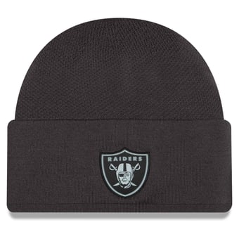 Men's New Era Charcoal Las Vegas Raiders 2026 Sideline Cold Weather  Skully Knit Hat