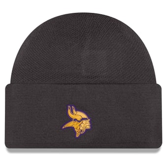 Men's New Era Charcoal Minnesota Vikings 2026 Sideline Cold Weather  Skully Knit Hat