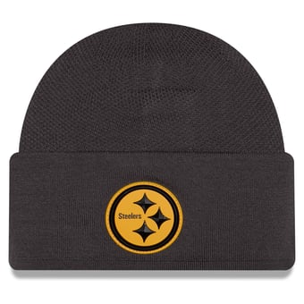 Men's New Era Charcoal Pittsburgh Steelers 2026 Sideline Cold Weather  Skully Knit Hat