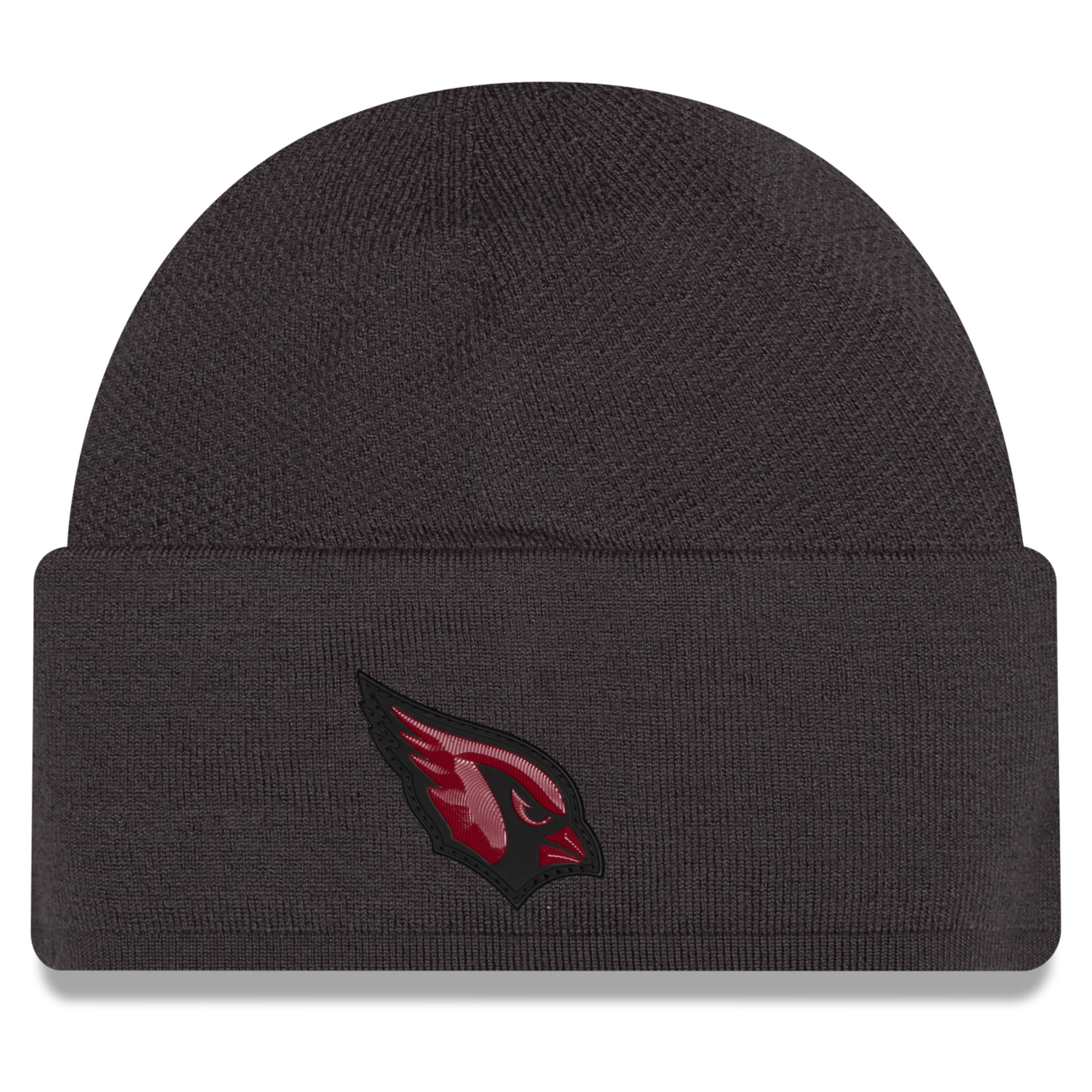 Men's New Era Charcoal Arizona Cardinals 2026 Sideline Cold Weather Skully Knit Hat
