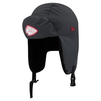 Men's New Era Charcoal Kansas City Chiefs 2026 Sideline Cold Weather  Trapper Hat
