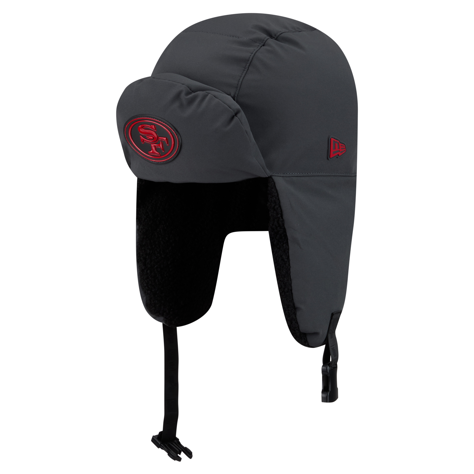 Men's New Era Charcoal San Francisco 49ers 2026 Sideline Cold Weather  Trapper Hat