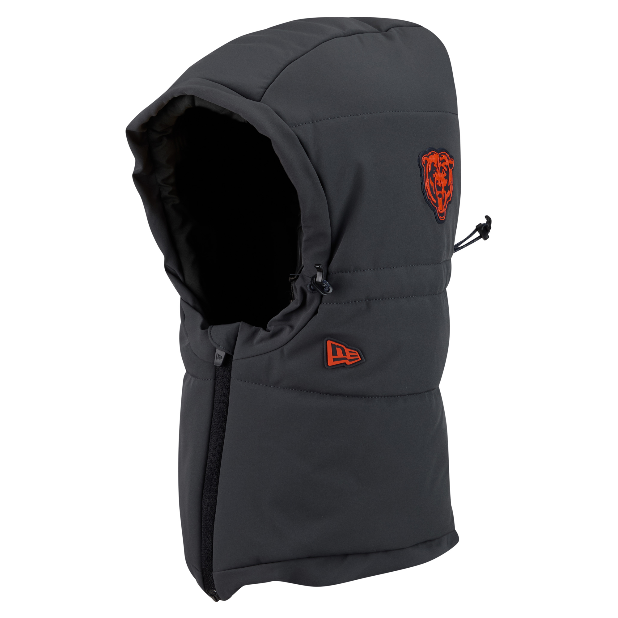Men's New Era Charcoal Chicago Bears 2026 Sideline Cold Weather  Adjustable Quilted Hood