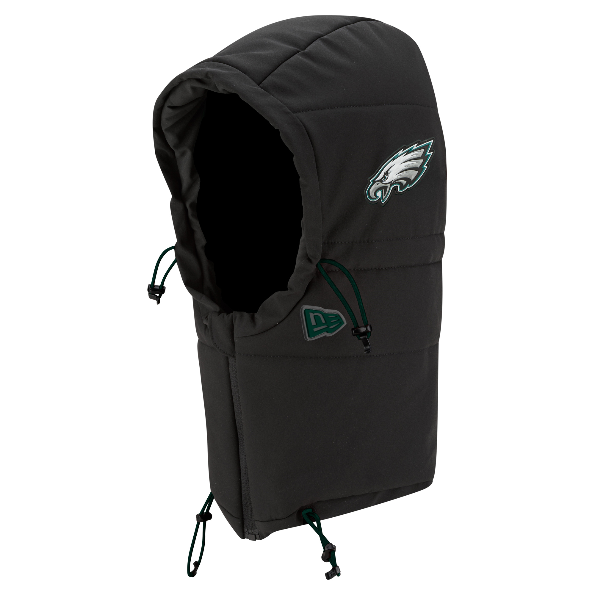 Men's New Era Charcoal Philadelphia Eagles 2026 Sideline Cold Weather  Adjustable Quilted Hood