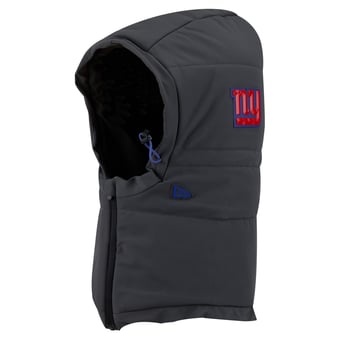 Men's New Era Charcoal New York Giants 2026 Sideline Cold Weather  Adjustable Quilted Hood