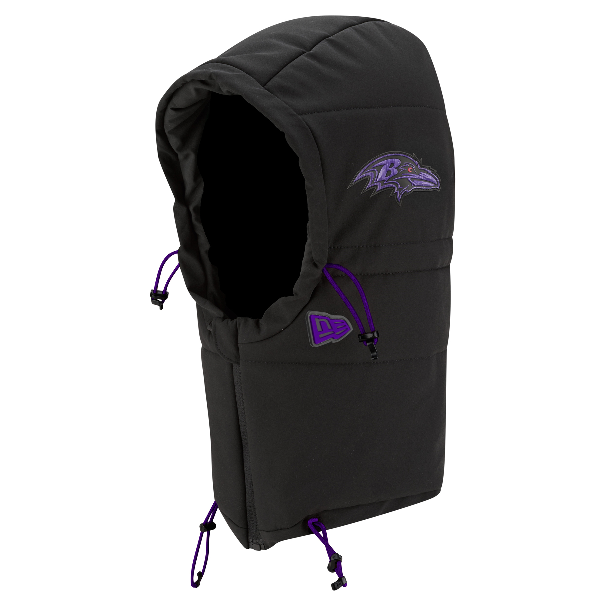 Men's New Era Charcoal Baltimore Ravens 2026 Sideline Cold Weather  Adjustable Quilted Hood