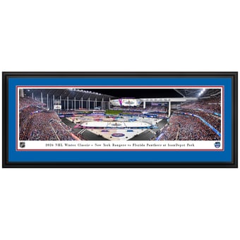 New York Rangers 2026 NHL Winter Classic Deluxe Framed Panorama Photograph