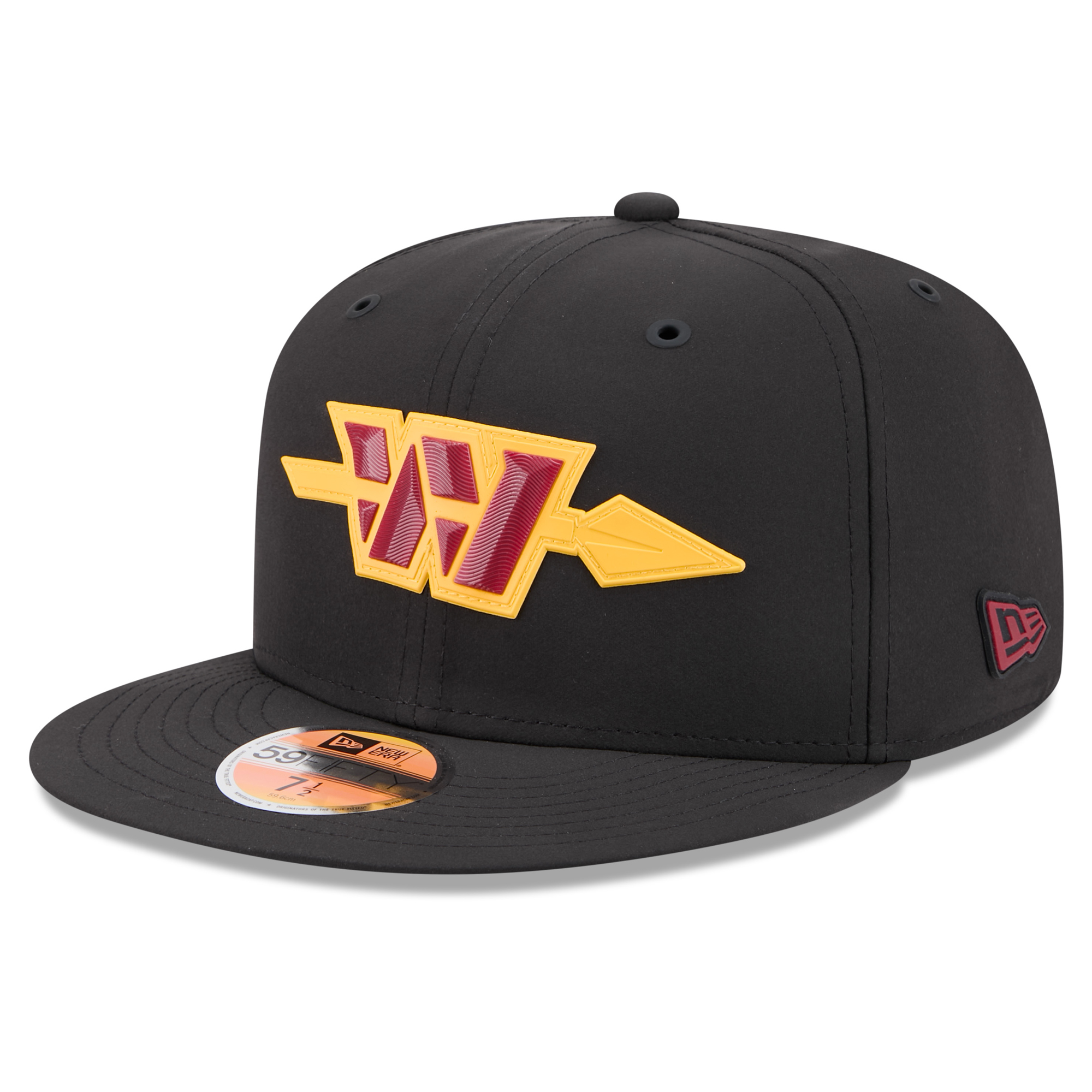 Men's New Era Black Washington Commanders 2026 Sideline Alternate 59FIFTY Fitted Hat