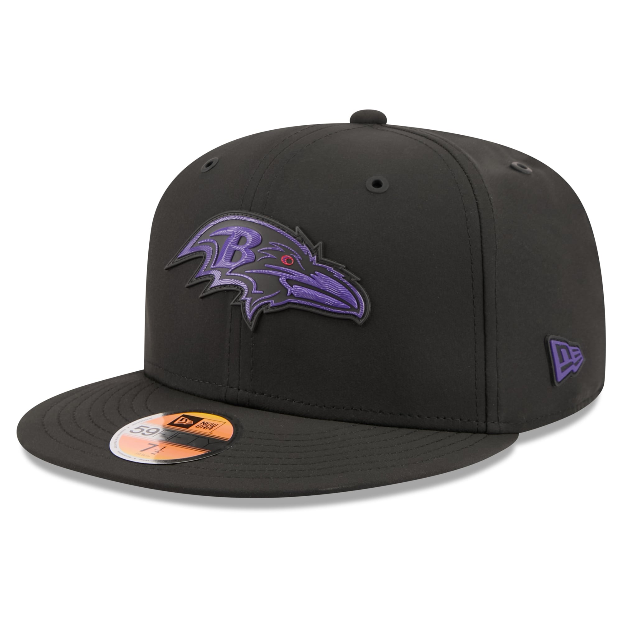 Men's New Era Black Baltimore Ravens 2026 Sideline 59FIFTY Fitted Hat