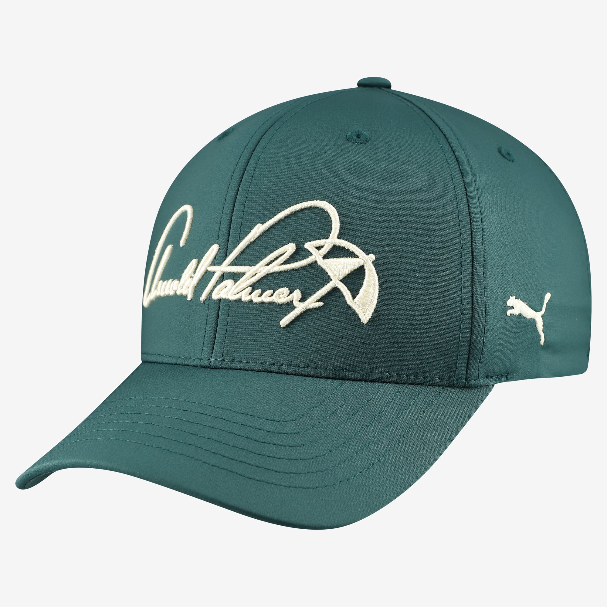 Men's Puma Forest Green Arnold Palmer Invitational 110 Flexfit Signature Adjustable Hat