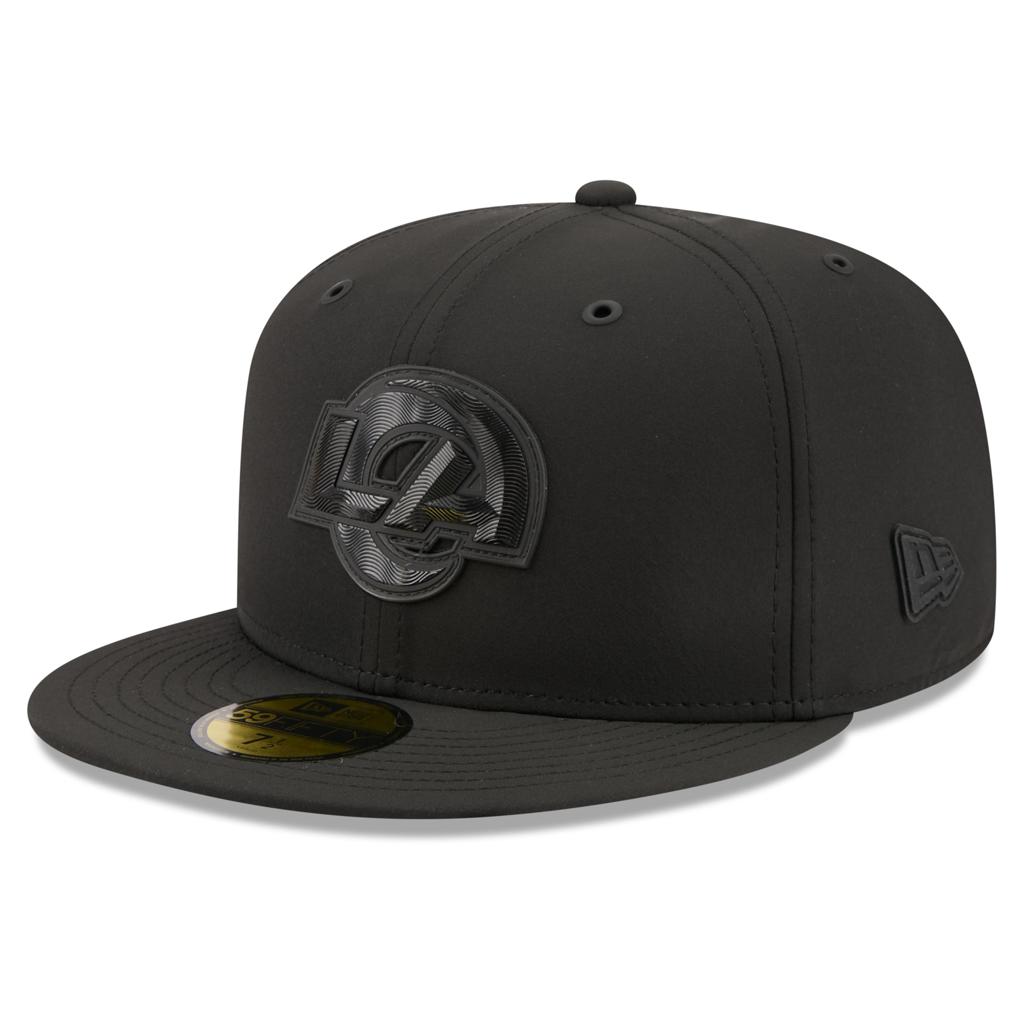 Men's New Era Black Los Angeles Rams 2026 Sideline 59FIFTY Fitted Hat