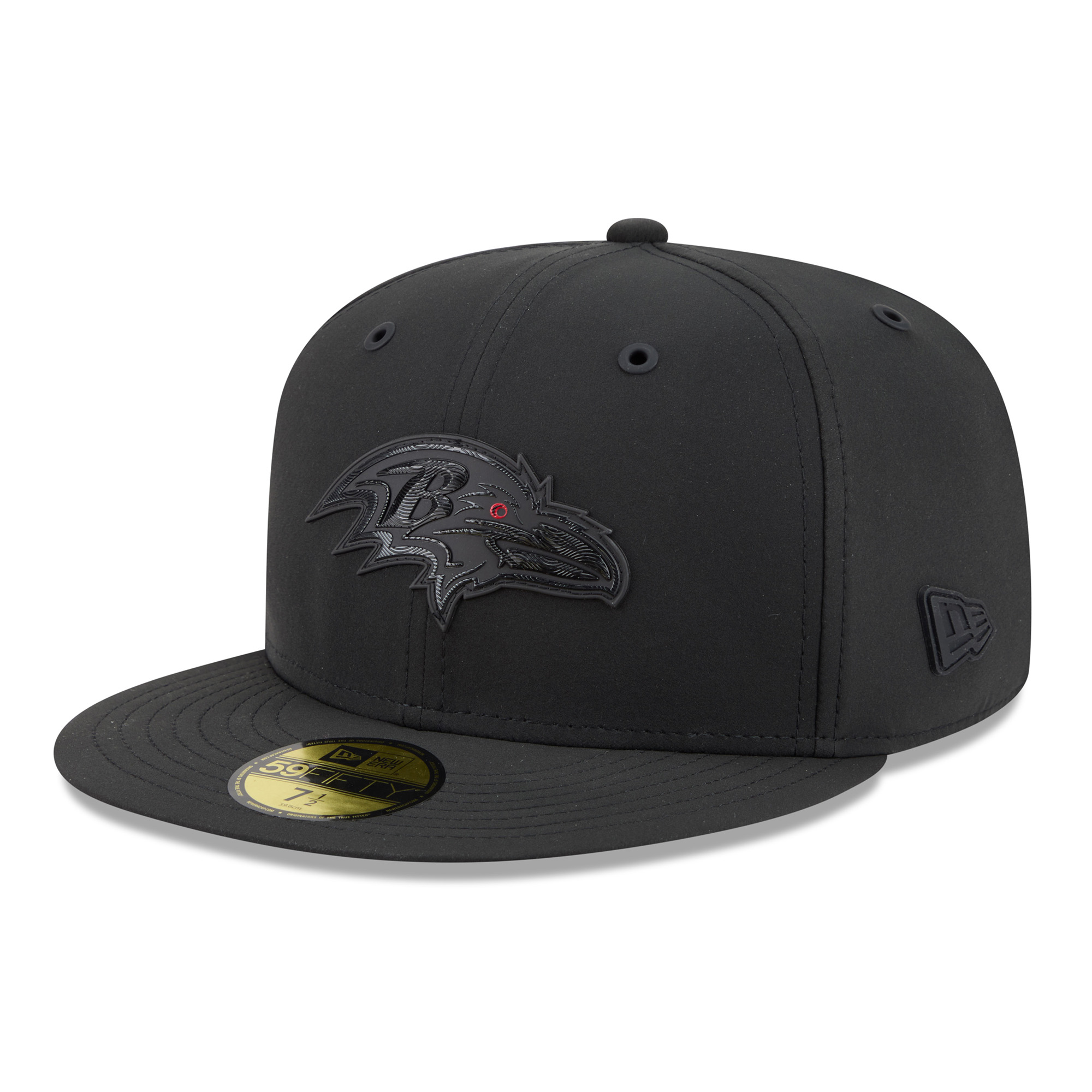Men's New Era Black Baltimore Ravens 2026 Sideline 59FIFTY Fitted Hat