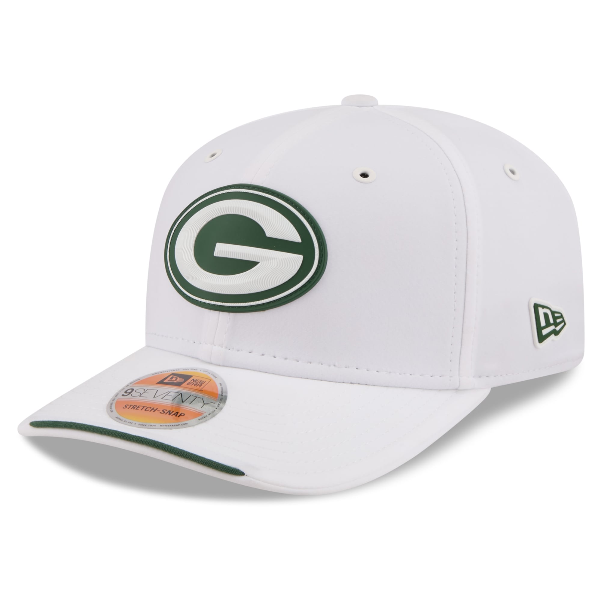 Men's New Era Green Green Bay Packers 2026 Sideline 9SEVENTY Adjustable Hat
