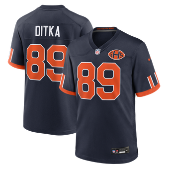 Men's Nike Mike Ditka Navy Chicago Bears 2026 Rivalries Collection Game Jersey